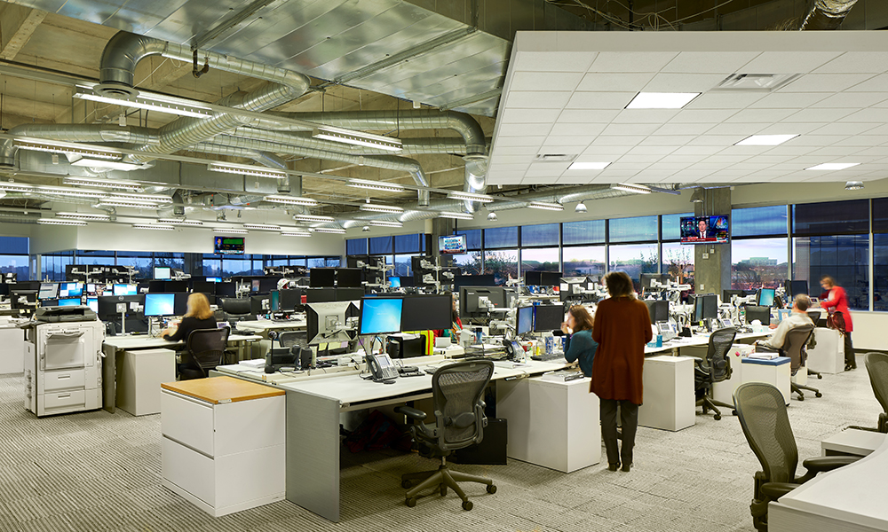 <p>A new commercial floor for Luminant was also designed by SLAM, borrowing from the firm’s trade floor design expertise.  </p>
