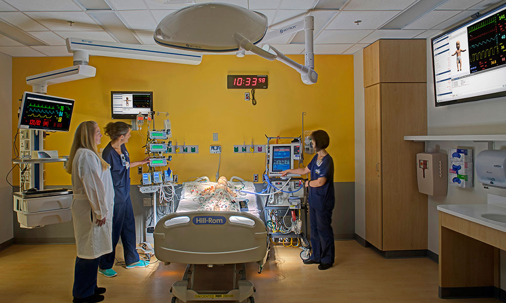 <p>An intensive care simulation suite.</p>

