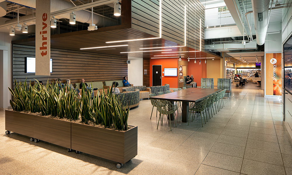 <p>An electronic check-in system provides an efficient reception experience that allows the visitor to explore what the facility has to offer while they wait.</p>
