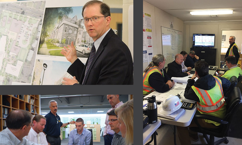 <p>SLAM’s integrated design and construction team worked closely to meet the fast-track schedule.</p>
