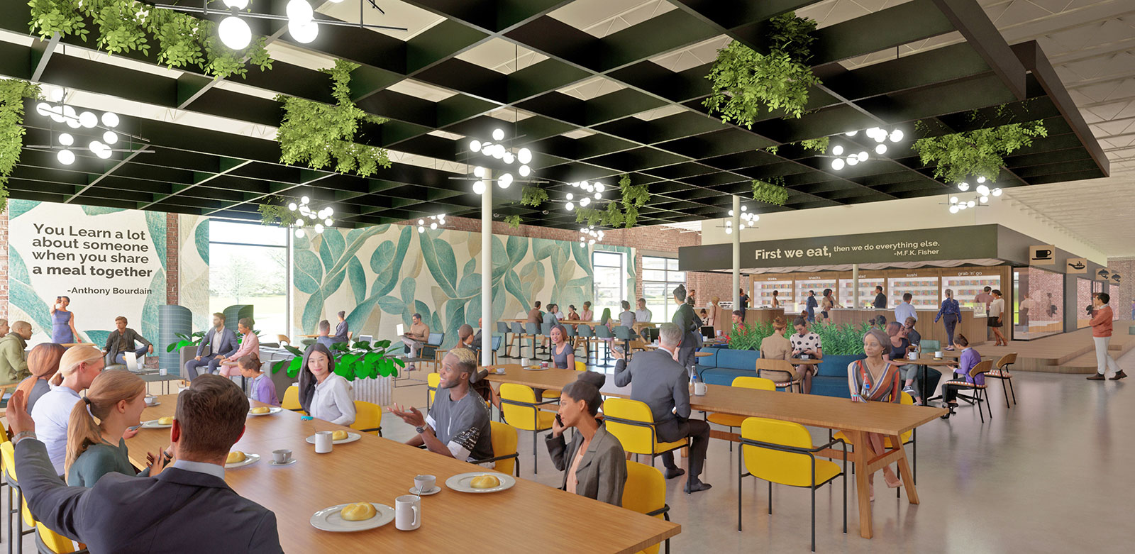 Theoretical Project, CollaborEATs, A Recipe to Move the Workplace Forward by Taking a Step Back