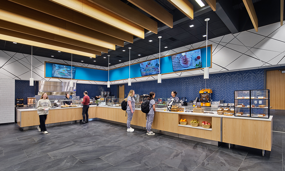 <p>A modern, on-site café enhances student life and supports a more connected, active campus edge.</p>
