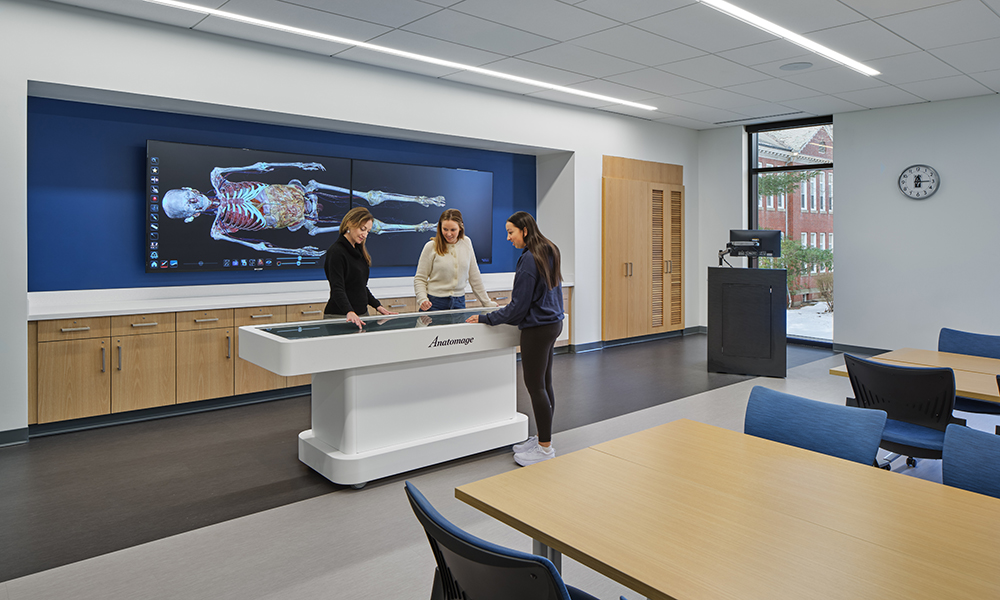 <p>The Virtual Anatomy Labs offer an interactive, tech-forward alternative to traditional cadaver-based instruction. Students can explore anatomical structures, systems, and functions in high detail—enhancing their understanding of human biology through dynamic, repeatable learning experiences.</p>
