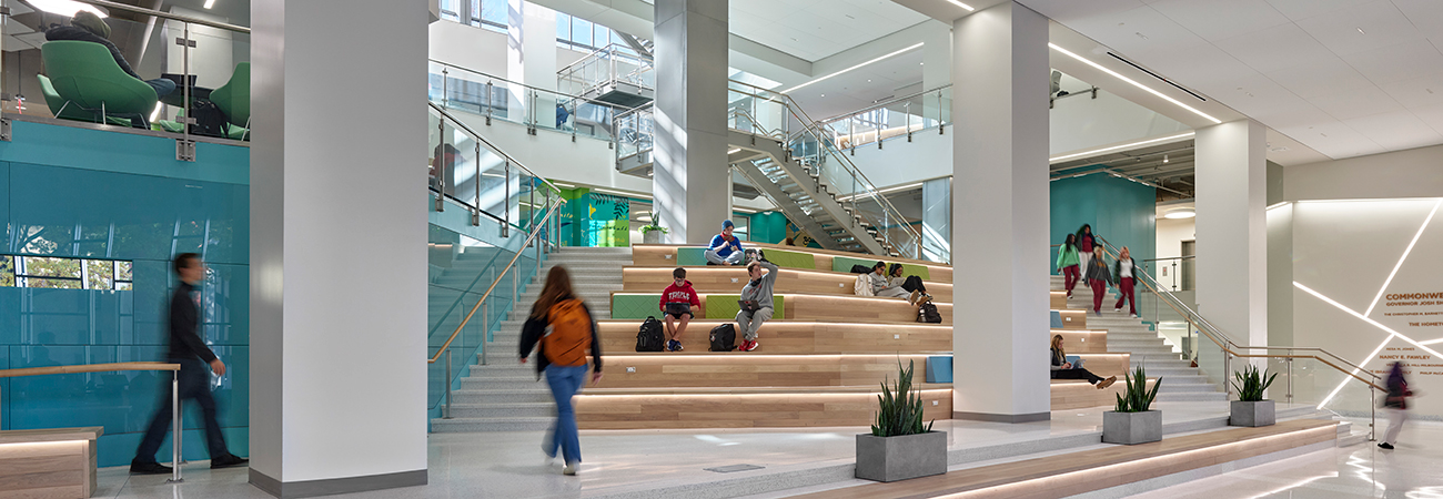Temple University College of Public Health Atrium Lobby