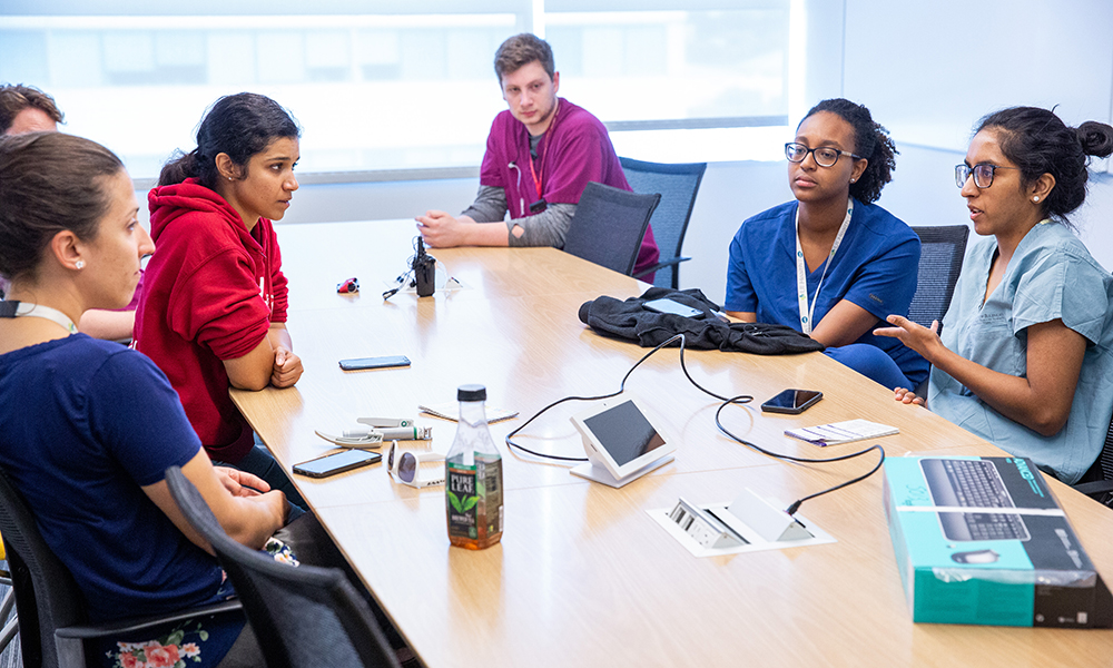 <p>These sessions can take place in an open collaboration area, a classroom, or a dedicated debriefing room.</p>
