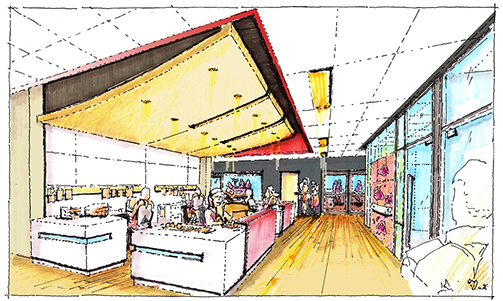 University of Illinois Chicago Simulation and Integrative Learning Center Sketch